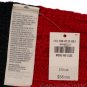 ABERCROMBIE & FITCH MENS NAVY BLUE RED CLASSIC CABLE KNIT ACRYLIC SCARF NEW NWT