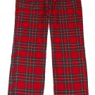 ABERCROMBIE & FITCH SARAH RED PLAID FLANNEL SLEEP PAJAMA PANTS L LARGE NEW NWT