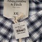 ABERCROMBIE & FITCH LEWEY MOUNTAIN WHITE PLAID BUTTON DOWN OXFORD SHIRT XXL NWT