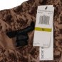 CALVIN KLEIN JEANS WOMENS FLOWY DRAWSTRING KHAKI BROWN PRINT SHORTS 14 NEW NWT