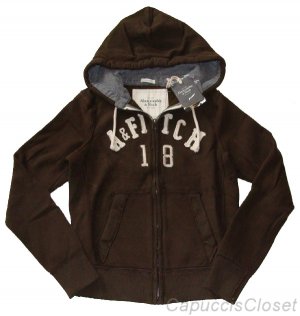 ABERCROMBIE & FITCH MENS KILBURN MOUNTAIN ZIP-UP HOODIE FLEECE SWEATSHIRT S NWT