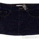 ABERCROMBIE & FITCH MARLIE DARK RINSE STRETCH DENIM MINI JEANS SKIRT 0 NEW NWT