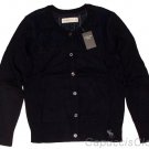 ABERCROMBIE & FITCH WOMENS VICTORIA NAVY LACE CARDIGAN SWEATER TOP SZ XS NWT $98
