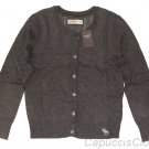 ABERCROMBIE & FITCH WOMENS VICTORIA GREY LACE CARDIGAN SWEATER TOP SZ XS NWT $98