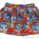 ABERCROMBIE & FITCH WOMENS FELICITY RED FLORAL PRINT MINI SKIRT LARGE L NEW NWT