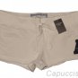 ABERCROMBIE & FITCH WOMENS ALEXIS OFF-WHITE FLEECE SWEATPANT SHORTS SZ M NEW NWT