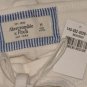 ABERCROMBIE & FITCH WOMENS ALEXIS OFF-WHITE FLEECE SWEATPANT SHORTS SZ M NEW NWT