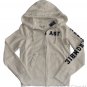 ABERCROMBIE & FITCH GILLIGAN MOUNTAIN CREAM FLEECE ZIP HOODIE SWEATSHIRT M NWT