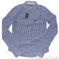 ABERCROMBIE & FITCH JANNA WHITE NAVY BLUE PLAID BUTTON DOWN OXFORD SHIRT S NWT