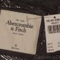 ABERCROMBIE & FITCH WOMENS MEG LACE CARDIGAN SWEATER TOP GREY M MEDIUM NEW NWT