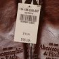 ABERCROMBIE & FITCH WOMENS BROWN SEQUIN LEATHER FLIP FLOPS SANDALS SZ L NEW NWT