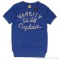 ABERCROMBIE & FITCH MAGGIE BLUE FLEECE SWEATSHIRT TOP SHIRT XS X-SMALL NEW NWT
