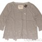 ABERCROMBIE & FITCH ZOE HEATHER GREY FLORAL EMBELLISHED TEE T-SHIRT TOP SZ S NWT