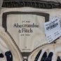 ABERCROMBIE & FITCH WOMENS MELANIE CREAM FLEECE HOODIE ZIP-UP SWEATSHIRT S NWT