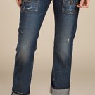 LUCKY BRAND JEANS WOMENS PORK CHOP ANKLE CROPPED DENIM CAPRIS 0/25 NEW NWT $129