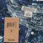 LUCKY BRAND JEANS WOMENS CARLY ROSE NAVY PRINT HENLEY TEE SHIRT TOP SZ M NEW NWT