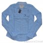 ABERCROMBIE & FITCH WOMENS FALLON LIGHT BLUE BUTTON DOWN OXFORD SHIRT M NEW NWT