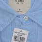 ABERCROMBIE & FITCH WOMENS FALLON LIGHT BLUE BUTTON DOWN OXFORD SHIRT M NEW NWT