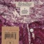 LUCKY BRAND JEANS WOMENS CARLY ROSE PRINT PINK HENLEY TEE SHIRT TOP SZ S NEW NWT
