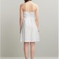 BANANA REPUBLIC WOMENS WHITE COTTON STRAPLESS EYELET SUN DRESS SZ 8 NEW NWT $130