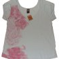 LUCKY BRAND JEANS WOMENS BLUE MODAL SCOOPNECK PAISLEY ROSE SHIRT TOP M NEW NWT