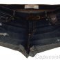 ABERCROMBIE & FITCH WOMENS KENDALL DESTROYED BELT DENIM JEAN SHORTS 12 NEW NWT