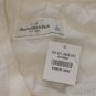 ABERCROMBIE & FITCH MARY CREAM CHIFFON SASH BELT TIERED RUFFLE MINI SKIRT L NWT