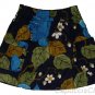 ABERCROMBIE & FITCH WOMENS MARIA NAVY BLUE FLORAL PRINT MINI SKIRT SZ M NEW NWT