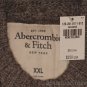 ABERCROMBIE & FITCH MENS LEWEY MOUNTAIN GREY CABLE KNIT SWEATER XXL NEW NWT $250