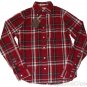 ABERCROMBIE & FITCH CASCADE LAKES BURGUNDY PLAID BUTTON DOWN OXFORD SHIRT M NWT
