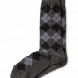 BANANA REPUBLIC MENS DARK CHARCOAL ARGYLE TROUSER DRESS SOCKS NEW NWT