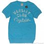ABERCROMBIE & FITCH MAGGIE TURQUOISE FLEECE SWEATSHIRT TOP SHIRT S SMALL NEW NWT