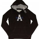 ABERCROMBIE & FITCH WOMENS ANDREA BROWN FLEECE HOODIE SWEATSHIRT TOP S NEW NWT