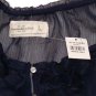 ABERCROMBIE & FITCH JENNIE NAVY BLUE EMBELLISHED CHIFFON BLOUSE SHIRT TOP S NWT