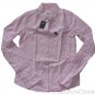 ABERCROMBIE & FITCH WOMENS FALLON PINK CHECK BUTTON DOWN OXFORD SHIRT S NEW NWT