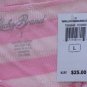 LUCKY BRAND JEANS WOMENS PINK DIP DYE STRIPE RIB TANK TOP SHIRT SZ L NEW NWT