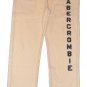 ABERCROMBIE & FITCH MENS CREAM SLIM STRAIGHT FLEECE SWEATS SWEATPANTS XL NEW NWT