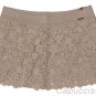 ABERCROMBIE & FITCH WOMENS CHRISTINA GREY CROCHET LACE MINI SKIRT SZ 6 NWT $128