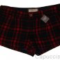 ABERCROMBIE & FITCH WOMENS SONIA NAVY BLUE RED PLAID WOOL SHORTS 2 NEW NWT $78