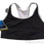 CHAMPION WOMENS MEDIUM SUPPORT REVERSIBLE SPORTS BRA WHITE ASPHALT SZ M NEW NWT
