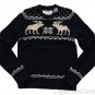 ABERCROMBIE & FITCH MENS GOTHICS MOUNTAIN NAVY HEAVY WOOL SWEATER SZ XL NWT $200