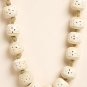 LUCKY BRAND JEANS HANDCRAFTED BOHO HIPPIE LONG BONE NATURAL BEAD NECKLACE NWT