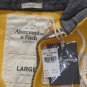 ABERCROMBIE & FITCH MENS KILBURN MOUNTAIN ZIP-UP HOODIE FLEECE SWEATSHIRT L NWT