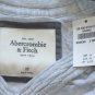 ABERCROMBIE & FITCH WOMENS GREY LEIGH V-NECK EMPIRE TEE SHIRT TOP XS NEW NWT $54