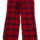 ABERCROMBIE & FITCH SARAH RED NAVY PLAID FLANNEL SLEEP PAJAMA PANTS XS NEW NWT