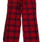 ABERCROMBIE & FITCH SARAH RED NAVY PLAID FLANNEL SLEEP PAJAMA PANTS XS NEW NWT