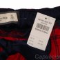 ABERCROMBIE & FITCH SARAH RED NAVY PLAID FLANNEL SLEEP PAJAMA PANTS XS NEW NWT