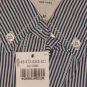 ABERCROMBIE & FITCH WOMENS ERIN NAVY STRIPE BUTTON DOWN OXFORD SHIRT SIZE M NWT