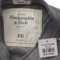 ABERCROMBIE & FITCH BECKHORN TRAIL GREY STRIPE RUGGED HENLEY SHIRT XXL NEW NWT