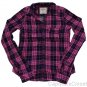ABERCROMBIE & FITCH WOMENS HAILEY PLAID BUTTON DOWN SHIRT TOP PINK NAVY SZ S NWT